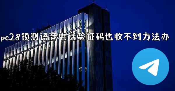 pc28预测语音电话验证码也收不到方法办