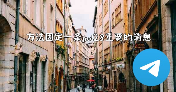 方法固定一条jnd28重要的消息