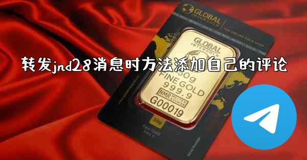 转发jnd28消息时方法添加自己的评论
