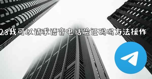 jnd28我可以请求语音电话验证码吗方法操作