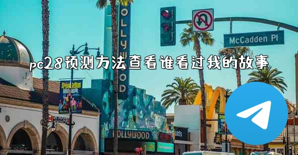 pc28预测方法查看谁看过我的故事