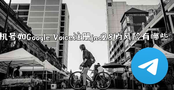 使用虚拟手机号如Google Voice注册jnd28的风险有哪些