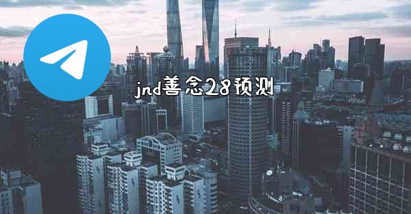 jnd善念28预测