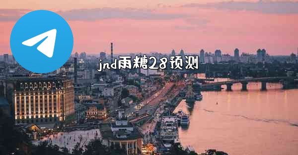 jnd雨糖28预测