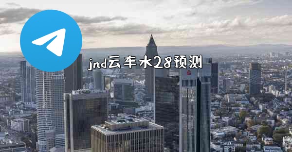 jnd云车水28预测