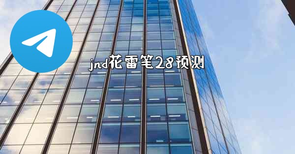 jnd花雷笔28预测