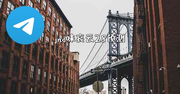 jnd味哀云28预测