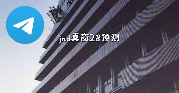 jnd真窗28预测
