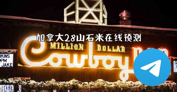 加拿大28山石米在线预测