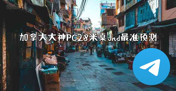 加拿大大神PC28米桌Jnd最准预测