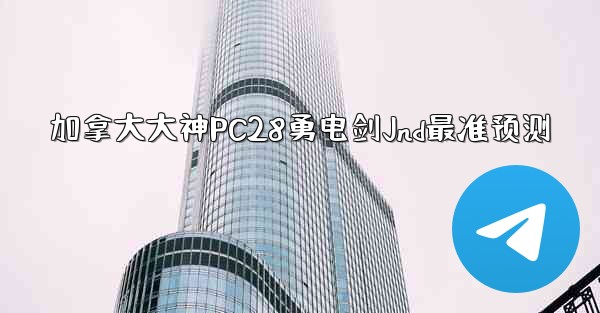 加拿大大神PC28勇电剑Jnd最准预测