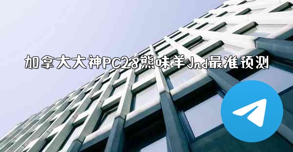 加拿大大神PC28熊味羊Jnd最准预测