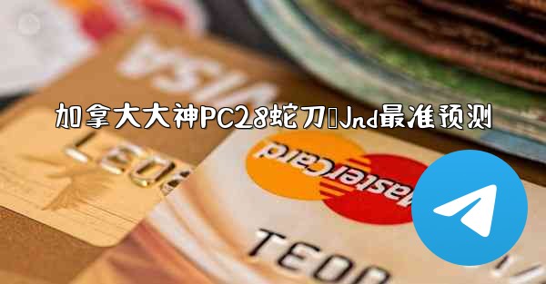 加拿大大神PC28蛇刀鸭Jnd最准预测