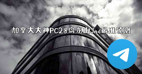 加拿大大神PC28鸟龙山Jnd最准预测