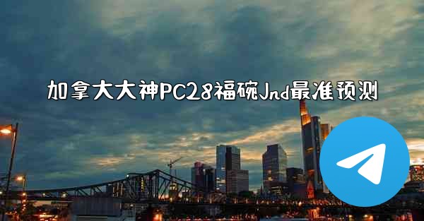 加拿大大神PC28福碗Jnd最准预测