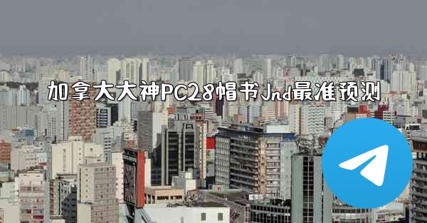 加拿大大神PC28帽书Jnd最准预测