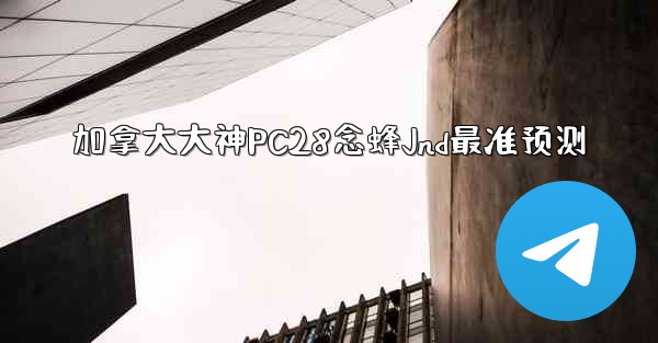 加拿大大神PC28念蜂Jnd最准预测