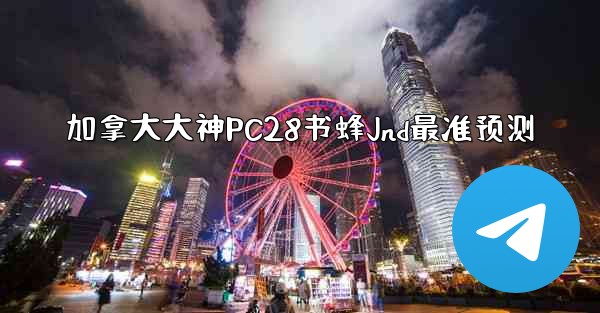 加拿大大神PC28书蜂Jnd最准预测