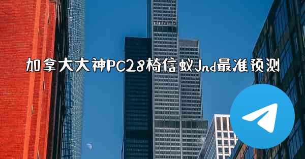 加拿大大神PC28椅信蚁Jnd最准预测