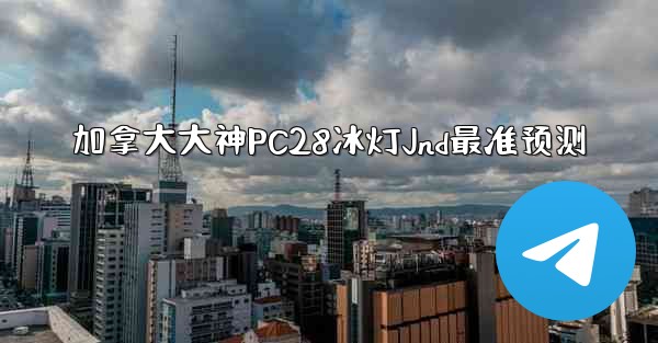 加拿大大神PC28冰灯Jnd最准预测
