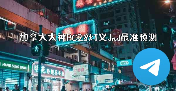 加拿大大神PC28灯义Jnd最准预测