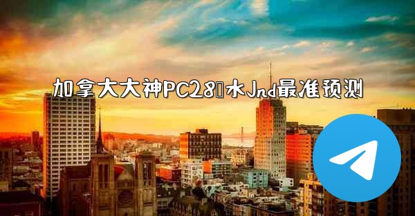 加拿大大神PC28鹅水Jnd最准预测