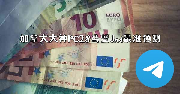 加拿大大神PC28马蟹Jnd最准预测