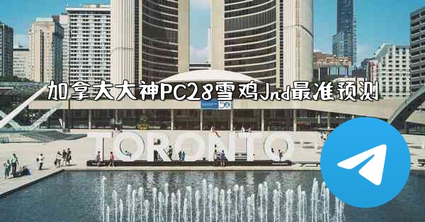 加拿大大神PC28雪鸡Jnd最准预测