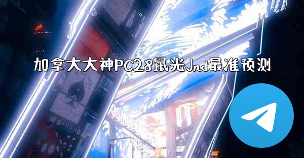 加拿大大神PC28鼠光Jnd最准预测