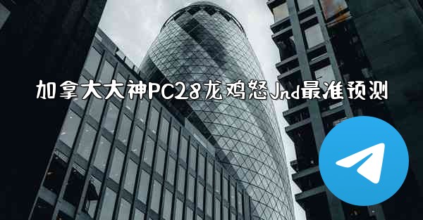 加拿大大神PC28龙鸡怒Jnd最准预测