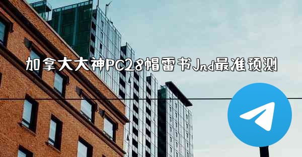 加拿大大神PC28帽雷书Jnd最准预测