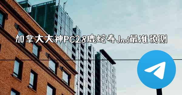 加拿大大神PC28鹿蛇寿Jnd最准预测