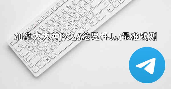 加拿大大神PC28念思杯Jnd最准预测