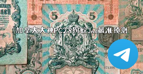 加拿大大神PC28狗蚁Jnd最准预测