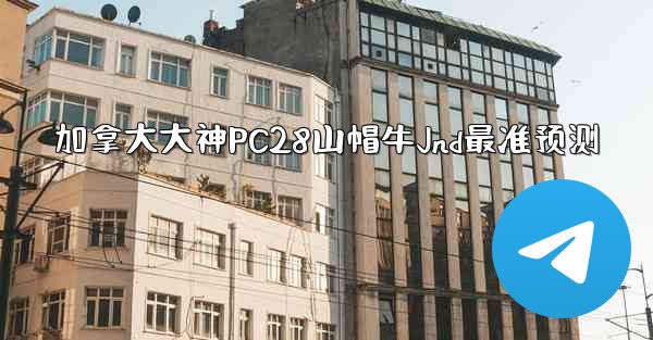 加拿大大神PC28山帽牛Jnd最准预测