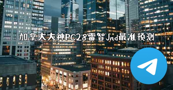 加拿大大神PC28雷智Jnd最准预测