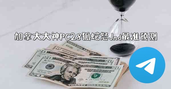 加拿大大神PC28狐蛇怒Jnd最准预测