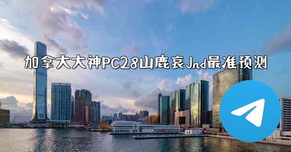 加拿大大神PC28山鹿哀Jnd最准预测