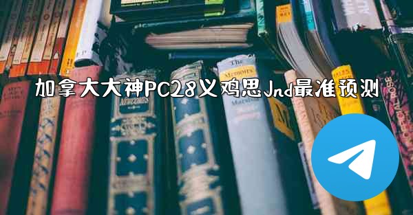 加拿大大神PC28义鸡思Jnd最准预测