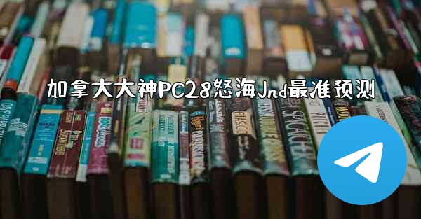 加拿大大神PC28怒海Jnd最准预测