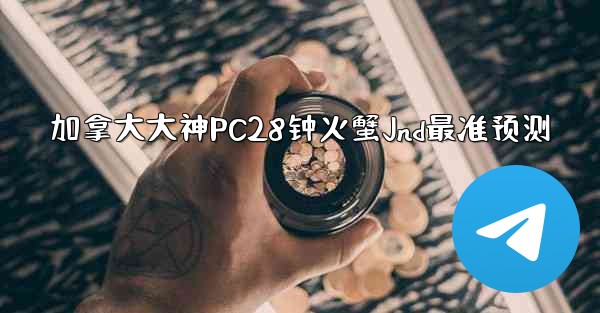 加拿大大神PC28钟火蟹Jnd最准预测