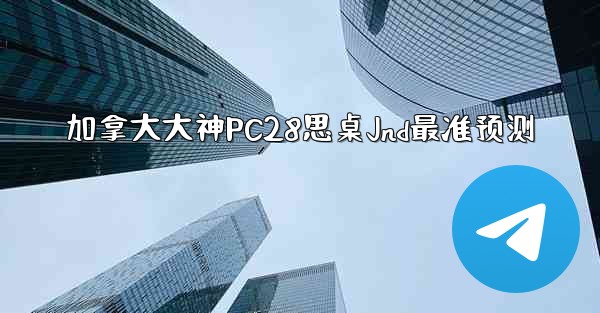 加拿大大神PC28思桌Jnd最准预测