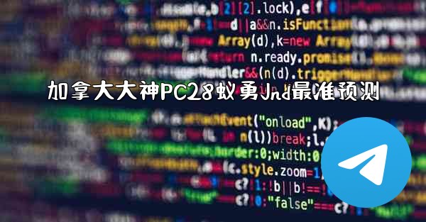 加拿大大神PC28蚁勇Jnd最准预测