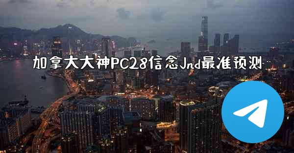 加拿大大神PC28信念Jnd最准预测