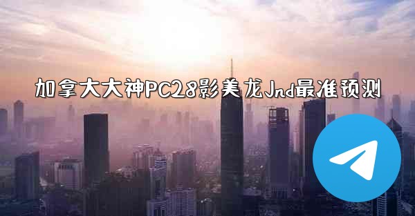 加拿大大神PC28影美龙Jnd最准预测