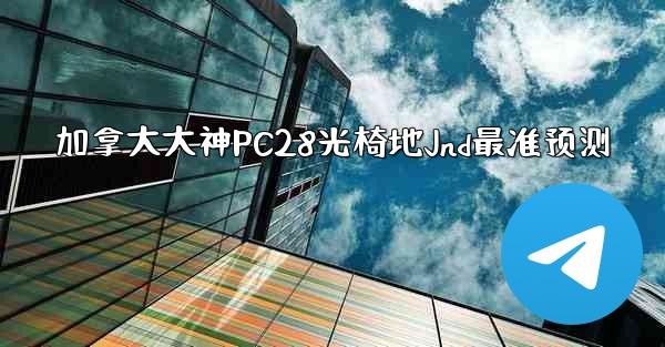 加拿大大神PC28光椅地Jnd最准预测
