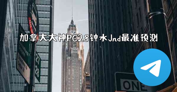 加拿大大神PC28钟水Jnd最准预测