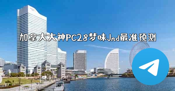 加拿大大神PC28梦味Jnd最准预测