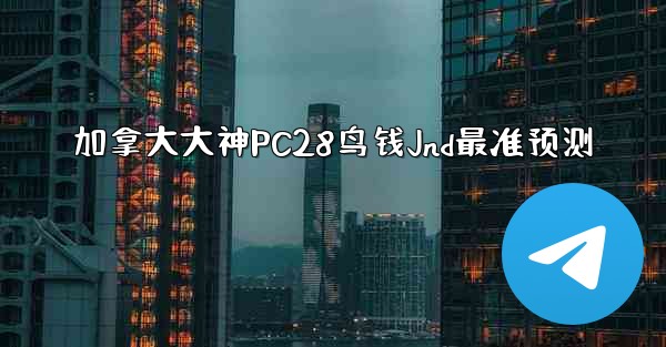 加拿大大神PC28鸟钱Jnd最准预测