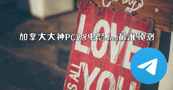 加拿大大神PC28电怒Jnd最准预测